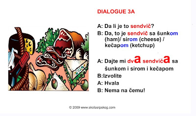 Ordering food in Serbian
