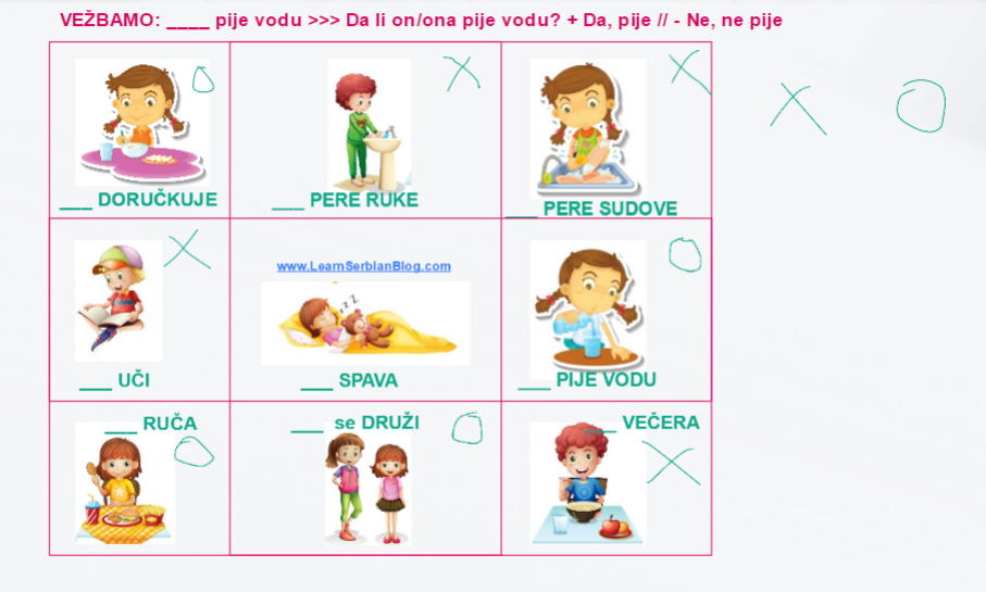 Daily Routines in Serbian 